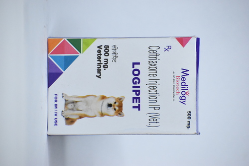 LOGIPET CEFTRIAXONE INJECTION I.P 500MG