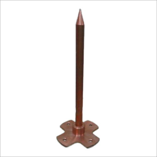 Polished Copper Bonded Earth Rod Length: 1-3  Meter (M)