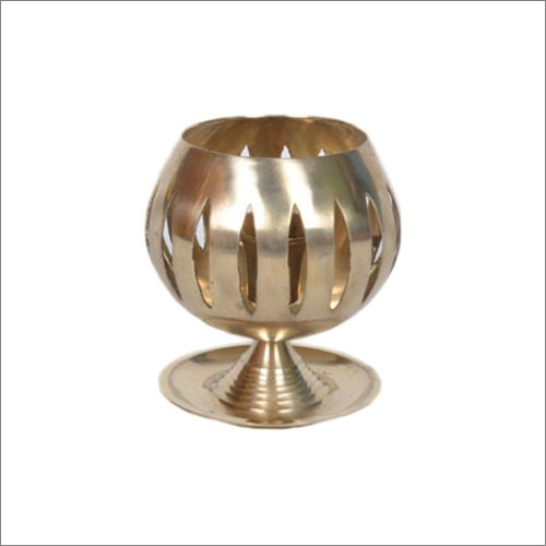 Gold Brass Candle Holders