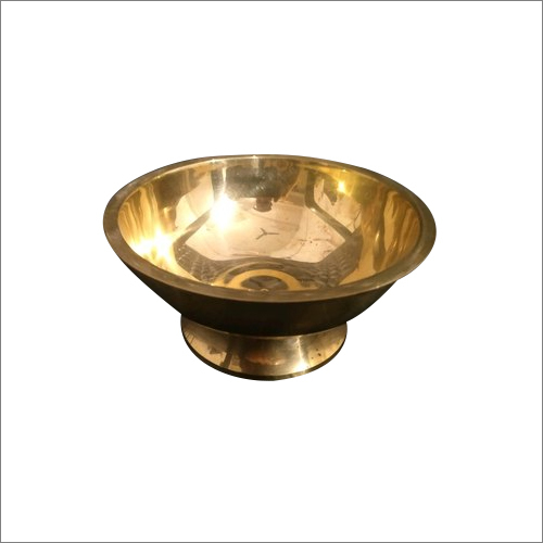 Golden Brass Bowl