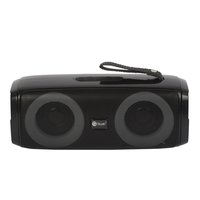 Rocker R9 Bazooka 10w Power Output  Multi Connectivity Wireless Portable Bluetooth Speaker With Rgb Lights - Color: Black