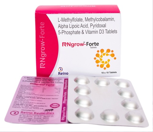 L-Methylfolate  Methylcobalamin  Alpha Lipoic Acid Pyridoxal 5-Phosphate  Vitamin D3 Tablets Health Supplements