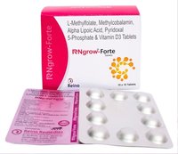 L-Methylfolate  Methylcobalamin  Alpha Lipoic Acid Pyridoxal 5-Phosphate  Vitamin D3 Tablets