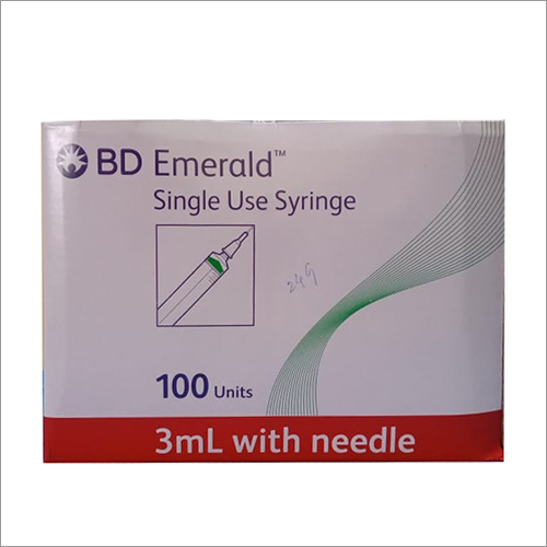 3 ML BD Emerald Syringe With Needle