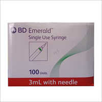 3 ML BD Emerald Syringe With Needle