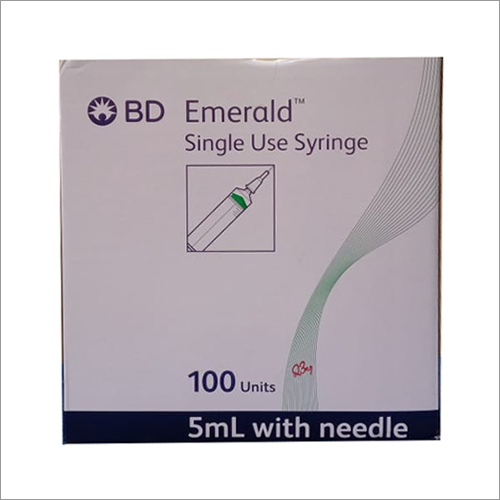 BD Emerald Syringe With Needle 5 ML