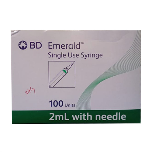2 ML BD Emerald Syringe With Needle