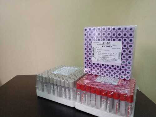 Vacuum Double Cap Blood Collection Tube