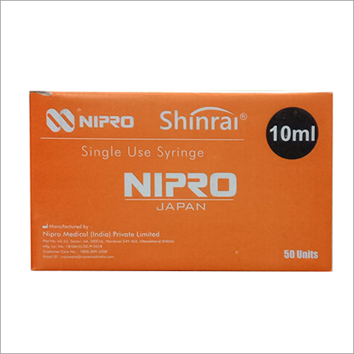 10 ML Nipro Shinrai Syringe