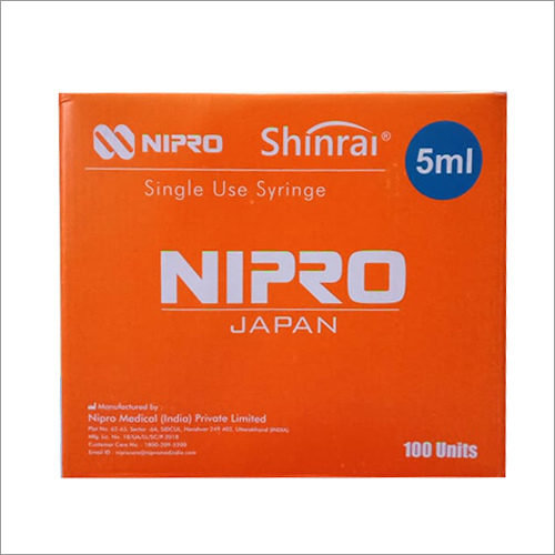 5 ML Nipro Shinrai Syringe