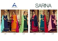 Satin Bottom Salwar Suits