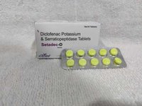 Diclofenac Potassium 50 mg  Serratiopeptidase 10 mg