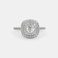 Real Diamond And Solitaire Engagement Ring