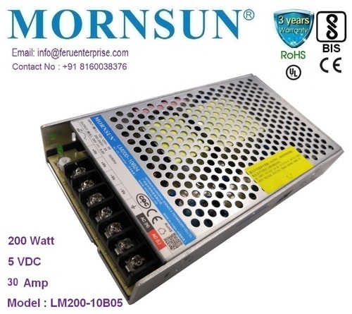 5VDC 25A MORNSUN SMPS Power Supply
