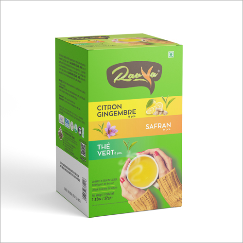 Citron Gingembre Green Tea Bag Antioxidants