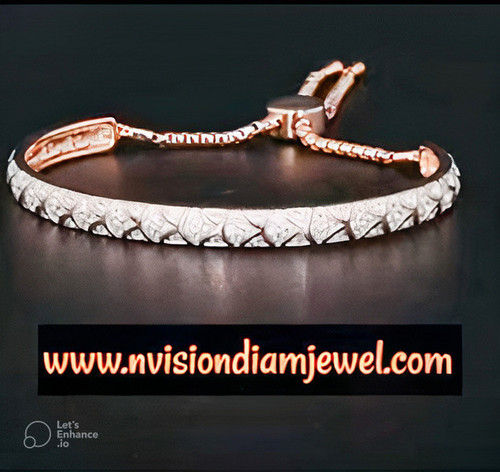 Natural Diamond Heena Themed Bracelet Diamond Carat Weight: 1.25 Carat