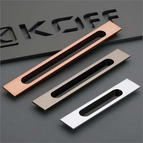 Cp Rose Gold Finish Almunium Concealed Kitchen Profile Handles