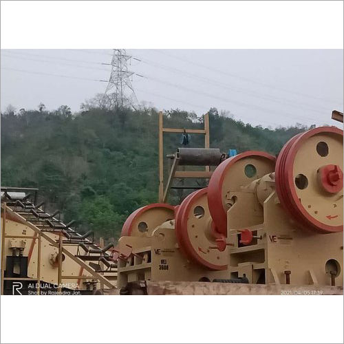 Yellow 50 Tph Stone Crusher Plant