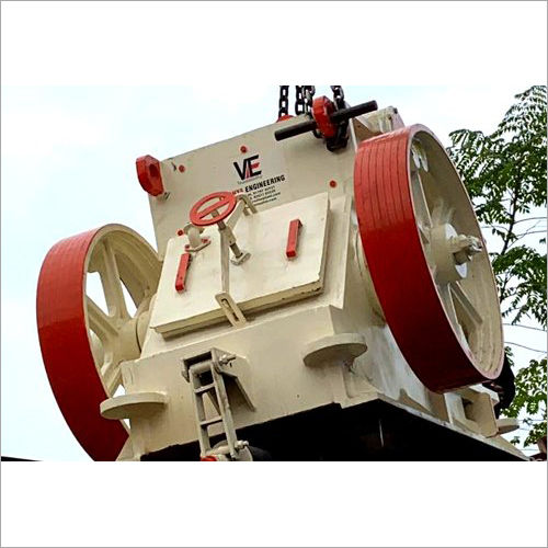 Yellow Double Toggle Oil Lubricant Jaw Crusher