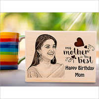 Mom s Birthday Personalized Engraved Photo Plaque Gift For Her