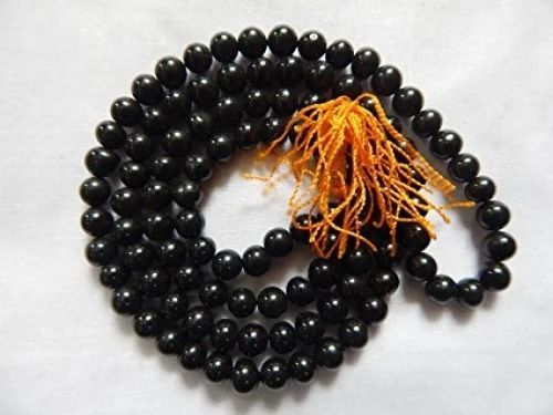 Synthetic Black Hakik Mala