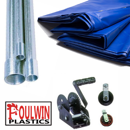 Poultry Curtain System - Plastic & Steel | Durable Design for Enhanced Livestock Management, Weather Resistance and Easy Installation