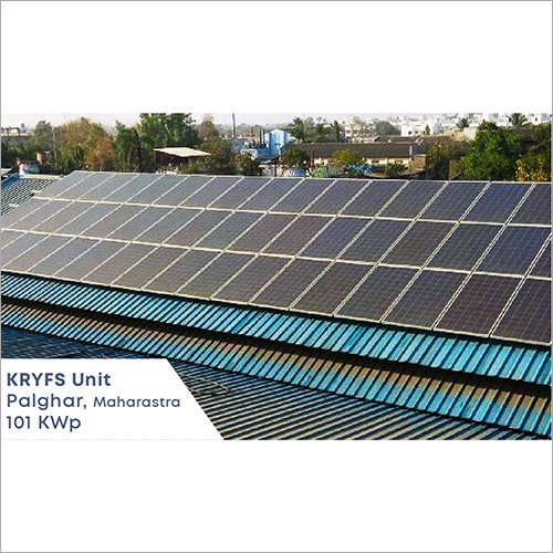 101kwp Off Grid Solar Rooftop System By KRYFS POWER COMPONENTS LTD.