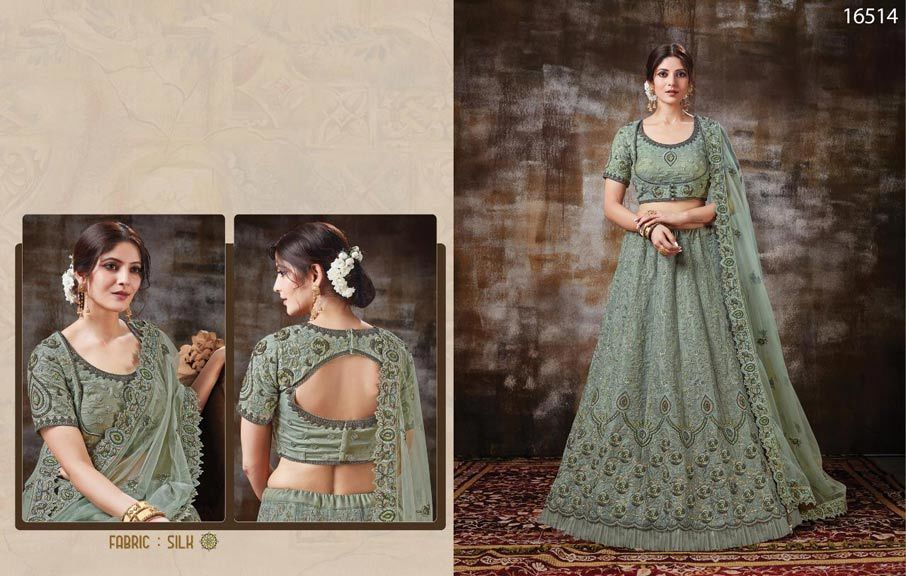SATIN Lehenga Choli
