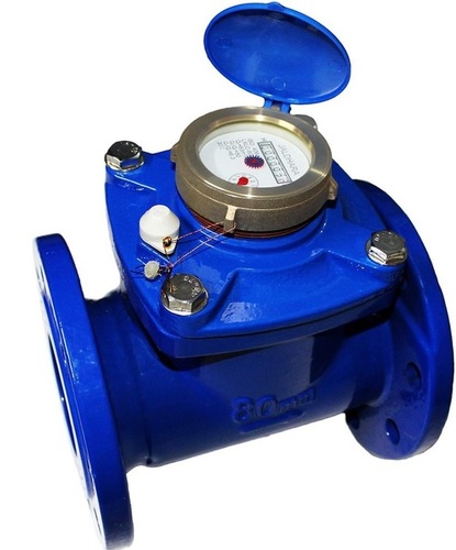 Blue Cold Water Meter