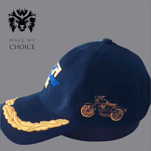 Blue Printed Cap Design Type: Standard