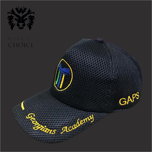 Black Color Net Cap