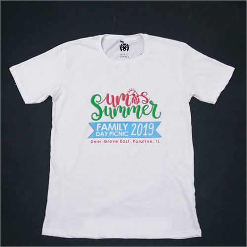 Cotton White Printed T-Shirts