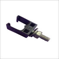 Single Pole M Type Hanger Clamp - Color: Black