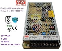 5VDC 40A MEANWELL SMPS Power Supply