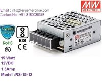 12VDC 1.3A MEANWELL SMPS Power Supply