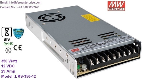 12VDC 29A MEANWELL SMPS Power Supply