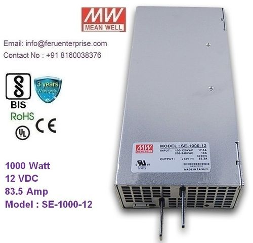 12vdc 83.5a Meanwell Smps Power Supply