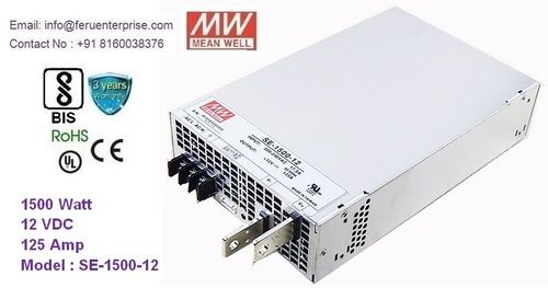 12VDC 125A MEANWELL SMPS Power Supply