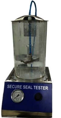 Secure seal tester for pet