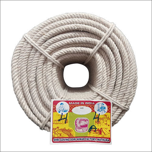 White 12mm Cotton Rope Coil at Best Price in Mathura