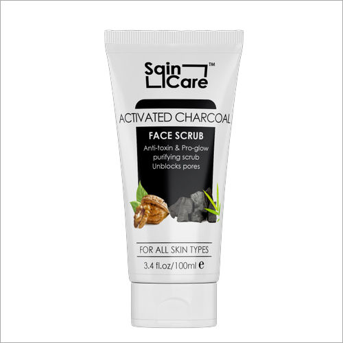 100 Ml Activated Charcoal Face Scrub Smooth & Soft