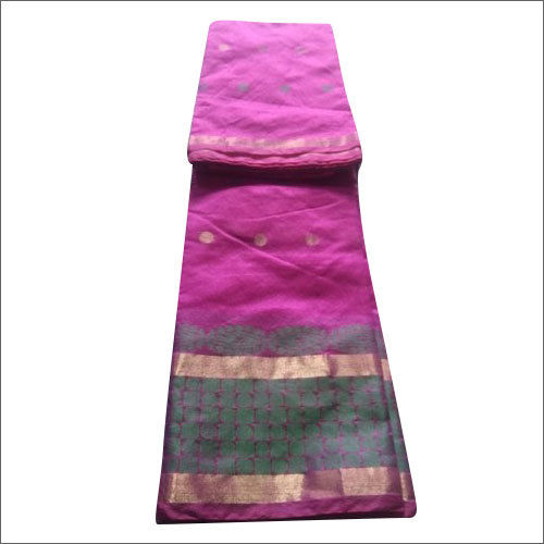 Plain Ladies Chanderi Saree