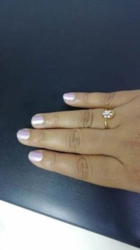 Light Weight Natural Diamond Ring