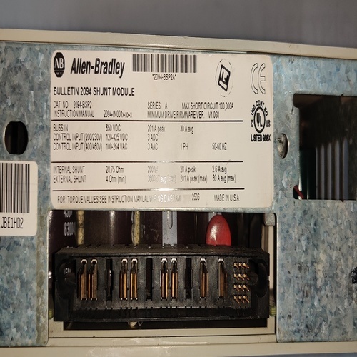 ALLEN BRADLEY 2094-BSP2-SER A KINETIX 6000 BULLETIN SHUNT MODULE