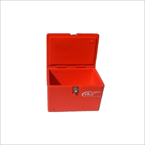 Glossy Lamination Red Insulated Ice Box