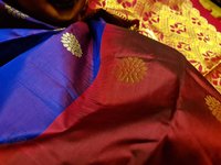 Pure Kanjivaram Silk Saree With Turning Border
