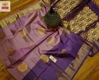 Pure Kanjivaram Handwoven With Turning Border