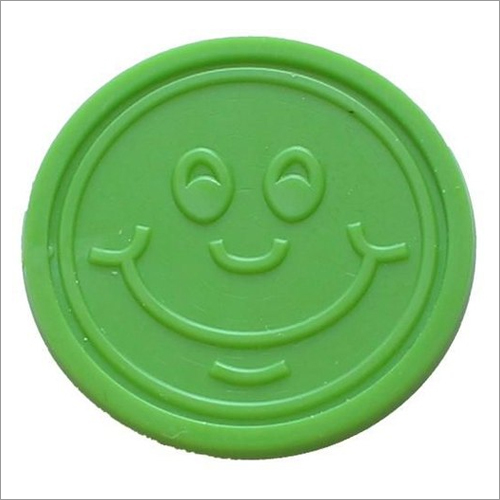 Smiley Face Plastic Token