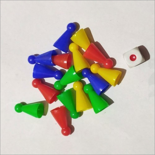 Multicolor Ludo Plastic Pawns Designed For: All
