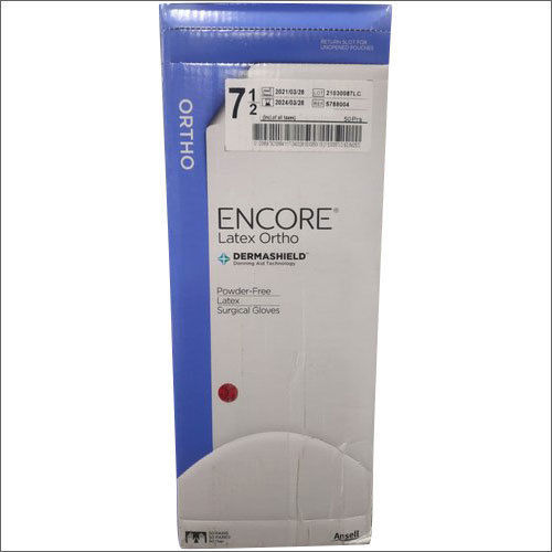 Plain Encore Latex Ortho Surgical Gloves